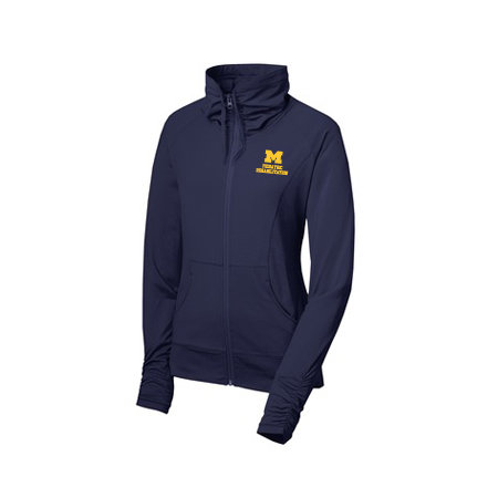 Women's Stretch Full Zip Jacket - Navy
