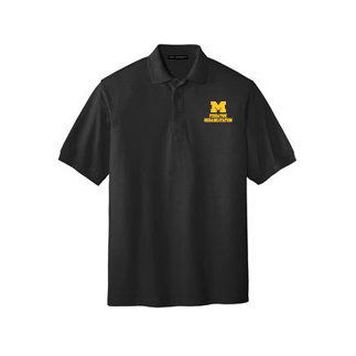 Men's Cotton Blend Polo -  Black