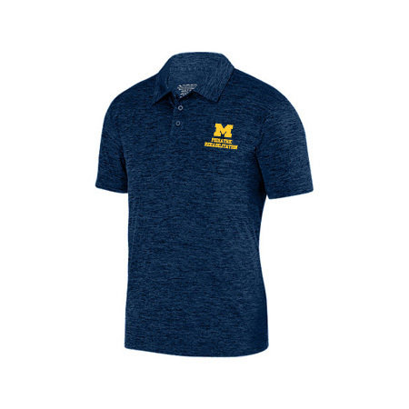 Men's Moisture Wicking Polo - Navy Heather