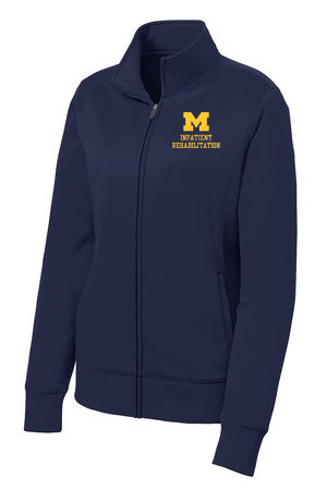 Women's Mid Weight Full Zip Jacket - Navy