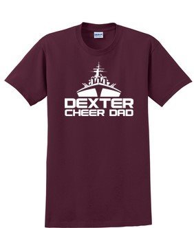 Cheer Dad Tee - Maroon
