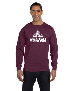 Cheer Dad Long Sleeve Tee - Maroon