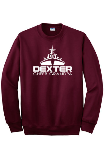 Cheer Relative Long Sleeve Crew Sweatshirt - Maroon