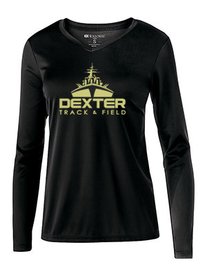 Women's Long Sleeve Perfomance T- Black