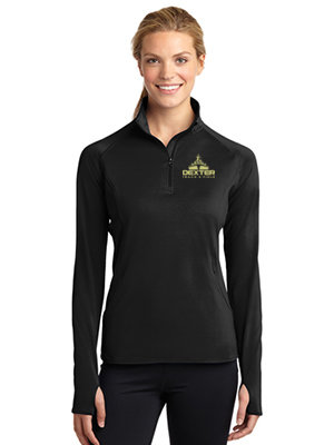 Women's Sport Tek 1/4 Zip - Black or Maroon