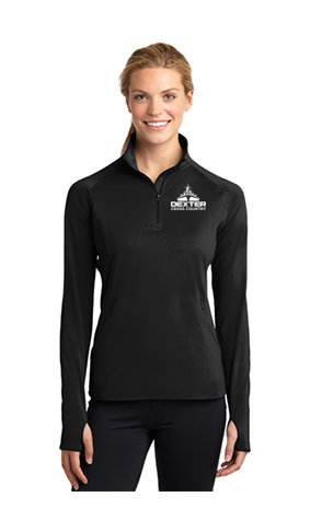 Women's Sport Tek 1/4 Zip - Black or Maroon