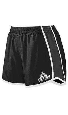 Women's Augusta Pulse Shorts (Girls Sizes Avaliable) - Black/White or Maroon