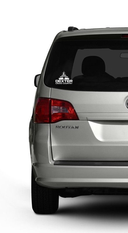 Car/Laptop Decal Maroon/White