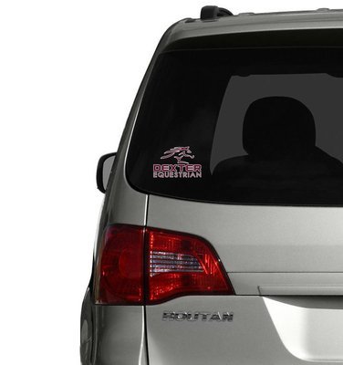 Car/Laptop Decal In Maroon and White