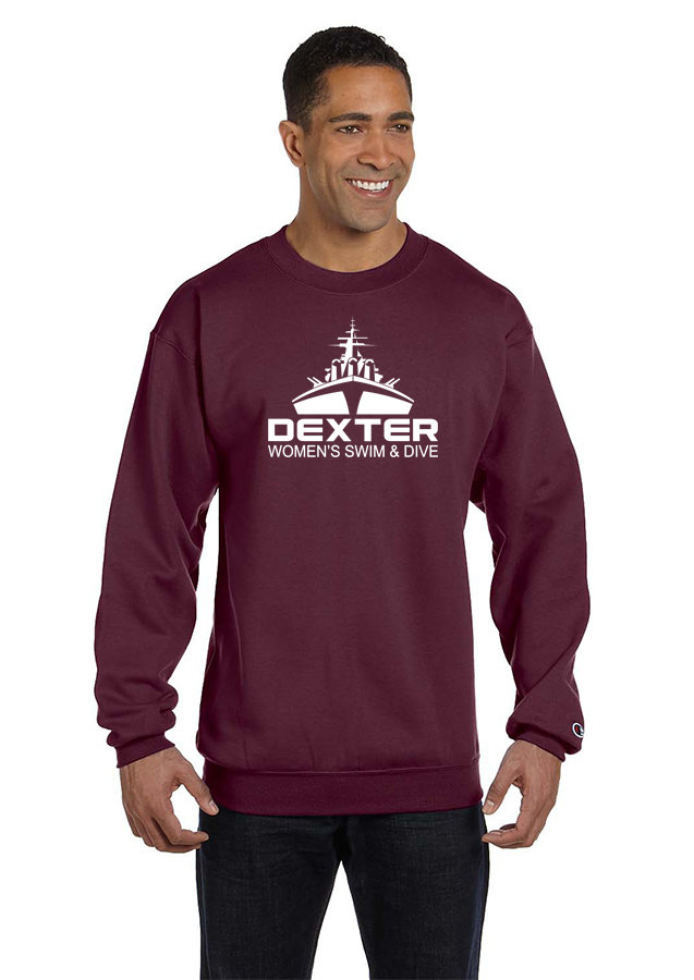 TEAM GEAR - Champion Crew Neck Sweatshirt - Maroon