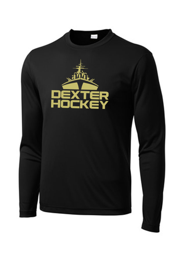 Men's Long Sleeve Performance T - Black, Maroon, Grey Concrete Heather, White