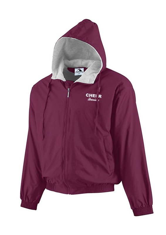[REQUIRED] Lined Rain Jacket (Youth sizes available)- Maroon