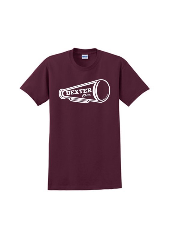 [NOT REQUIRED] Soft Cotton Megaphone T-Shirt: Maroon (Parade shirt)