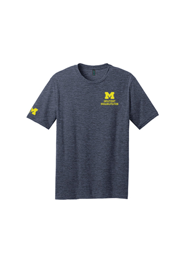 Men's Short Sleeve Tee -  Heathered Navy