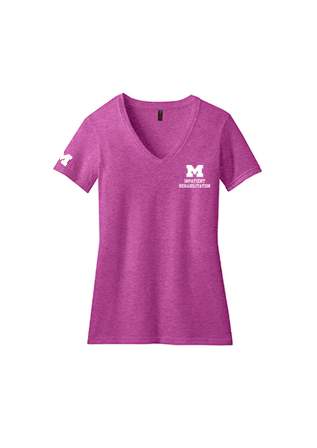 Women's Short Sleeve Tee -  Heathered Pink
