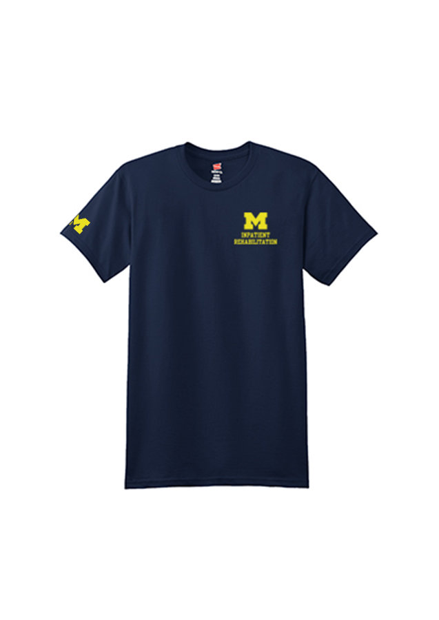 Hanes Men's Short Sleeve Cotton Tee - Navy