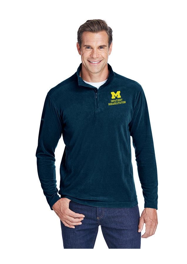 Columbia Fleece Unisex 1/4 Zip - Navy