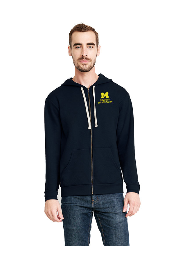 Next Level Full Zip Hoodie - Navy