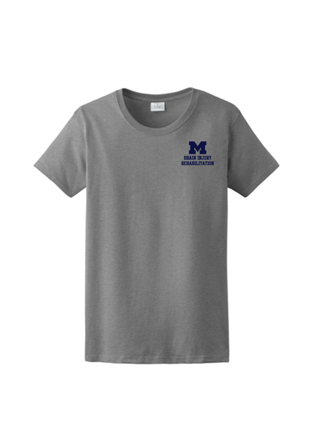 Women's Soft Cotton Short Sleeve T-Shirt - Grey