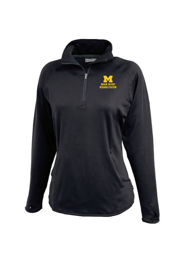 Women's Mid Weight 1/4 Zip - Black