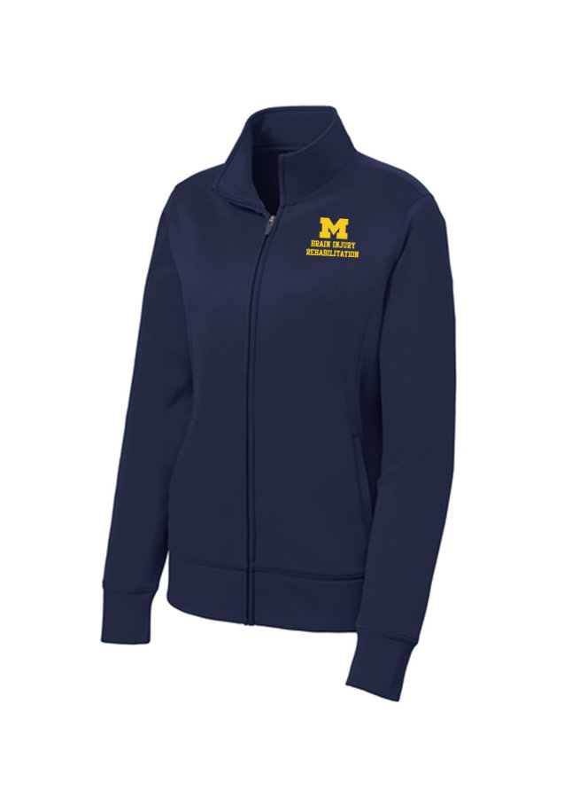 Women's Mid Weight Full Zip Jacket - Navy