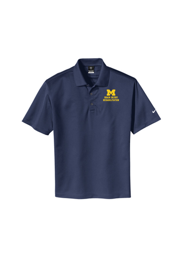 Men's Nike Tech Basic Dri-Fit Polo - Navy