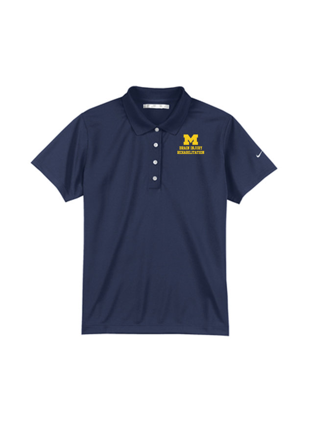 Women's Nike Tech Basic Dri-Fit Polo - Navy Women's Nike Tech Basic Dri-Fit Polo - Navy