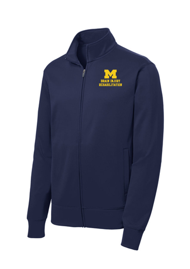 Men's Mid Weight Full Zip Jacket - Navy