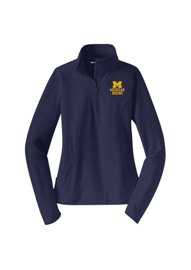 Women's Sport Tek 1/4 Zip (Embroidered) - Navy