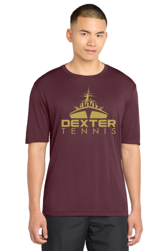 Short Sleeve Performance T- Black, White, Maroon