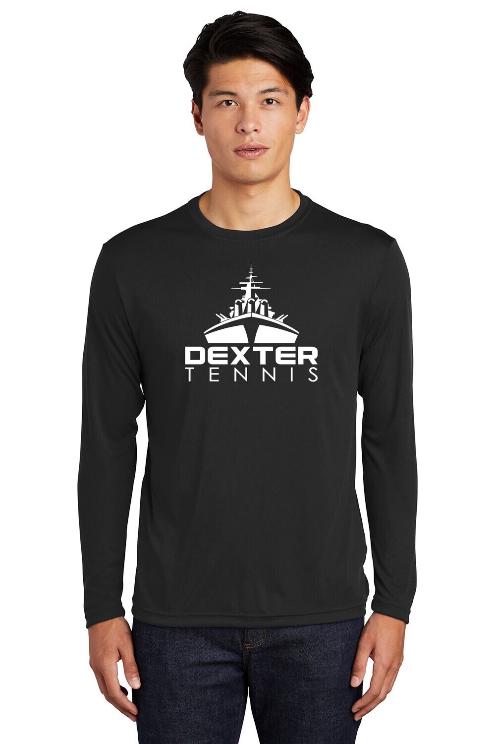 Long Sleeve Perfomance T - Black, White