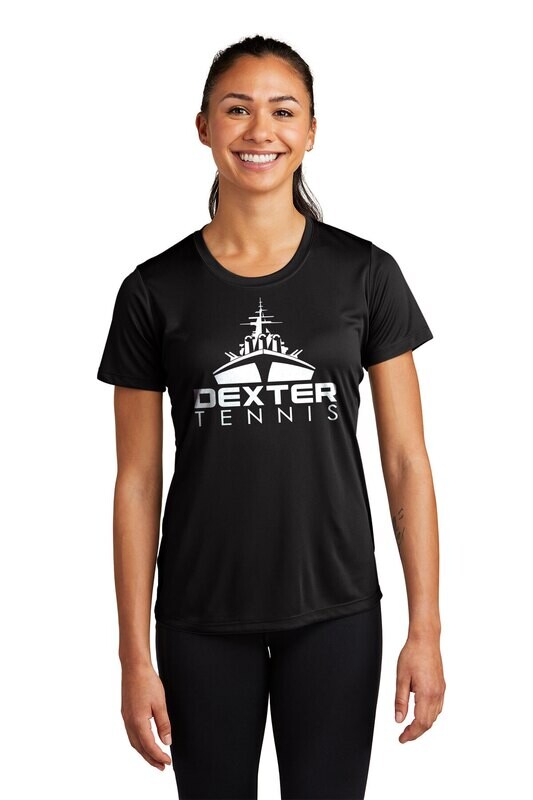 Women's Short Sleeve Performance T- Black, White