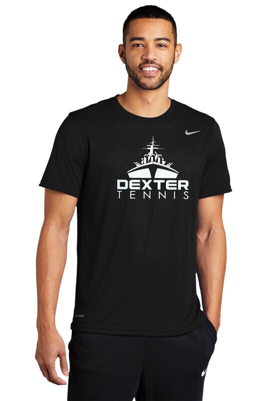 Nike Short Sleeve Performance T-Shirt - Black, White