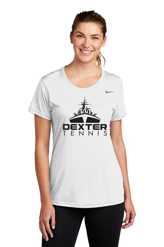 Nike Women's Short Sleeve Performance T-Shirt Black, White