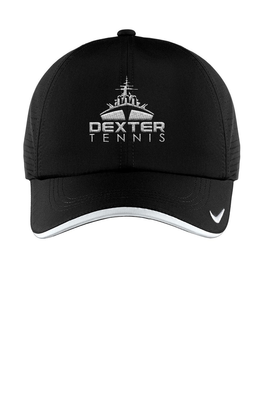 Nike Perforated Cap - Black, White
