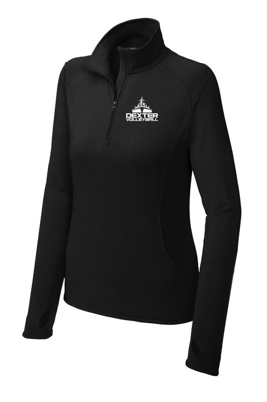 Women's Performance 1/4 Zip Top - Black