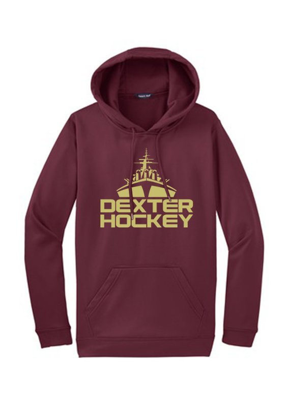 Sport Tek Performance Hooded Sweatshirt - Maroon, Black, Smoke Grey, White