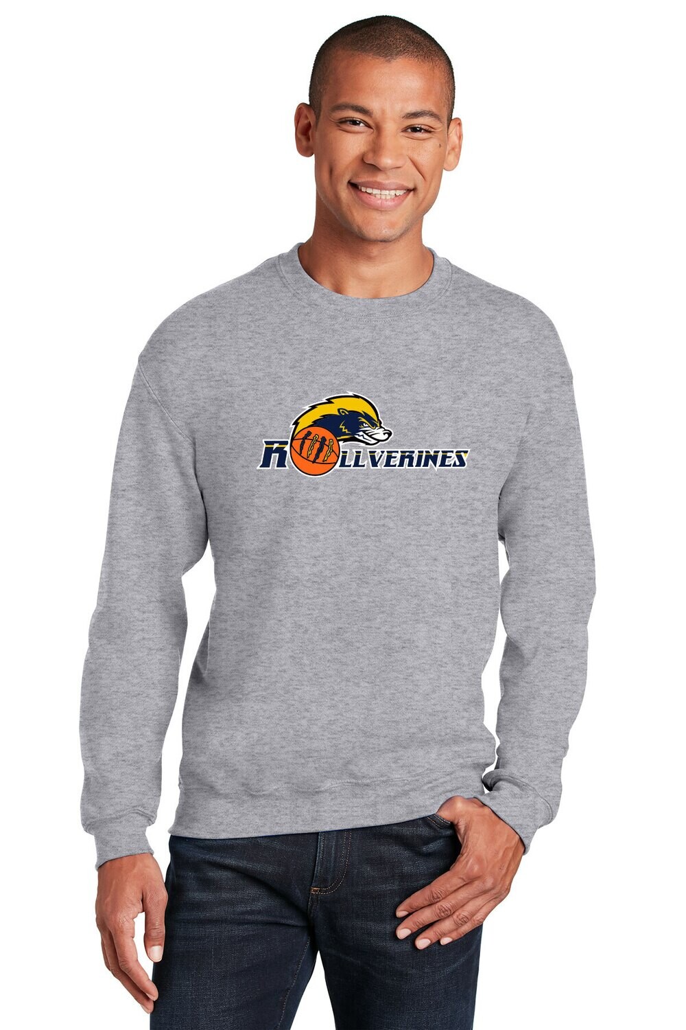 Gildan Crewneck Sweatshirt (youth sizes available) - Sport Grey Gildan Crewneck Sweatshirt (youth sizes available) - Sport Grey