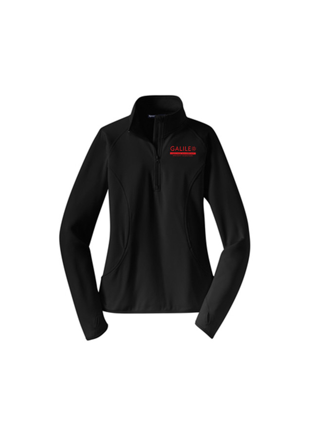 Women's 1/4 Zip - Black