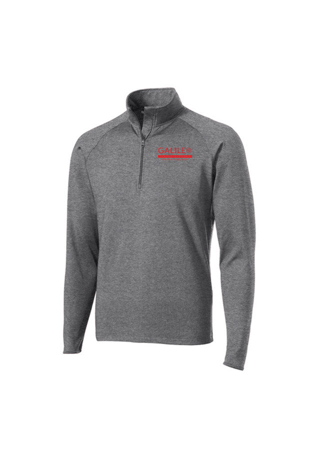 Men's 1/4 Zip - Heather Grey