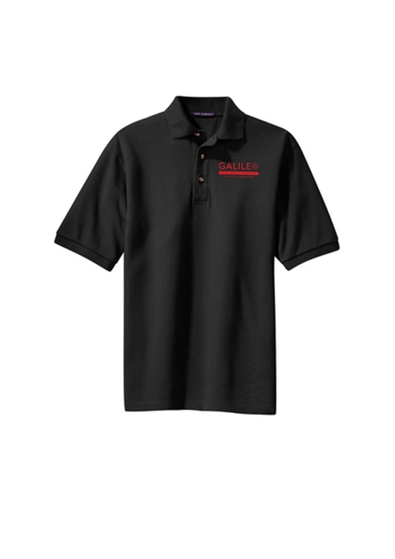 Cotton Men's Polo - Black Cotton Men's Polo - Black