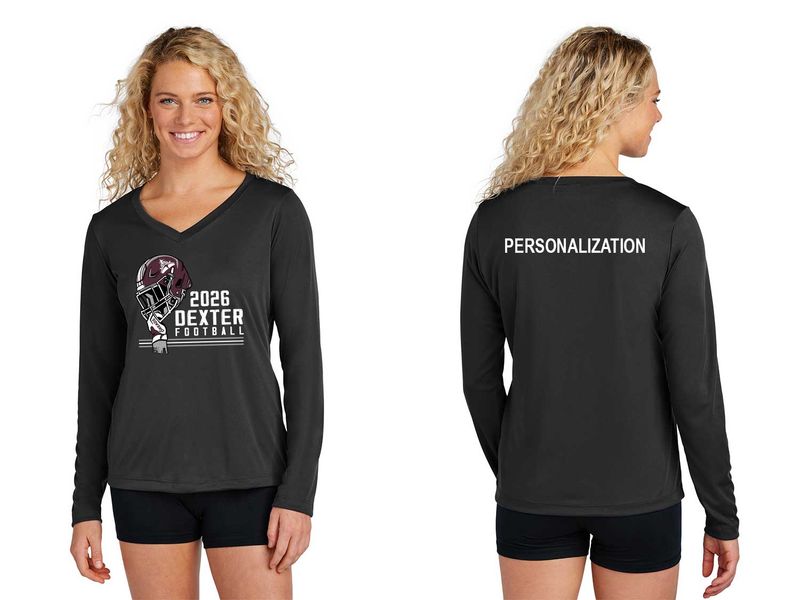 Women's Long Sleeve Performance T- Black