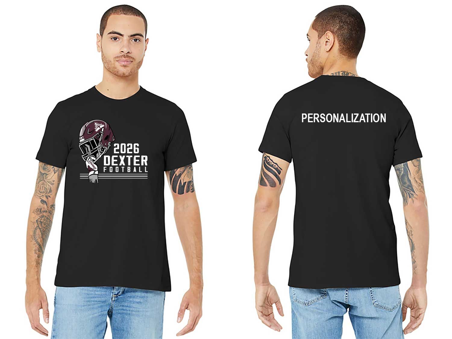 Soft Cotton T-Shirt - Black, Maroon Soft Cotton T-Shirt - Black, Maroon