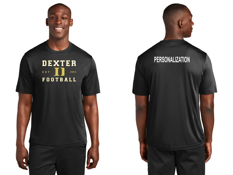 Short Sleeve Performance T- Black, Maroon
