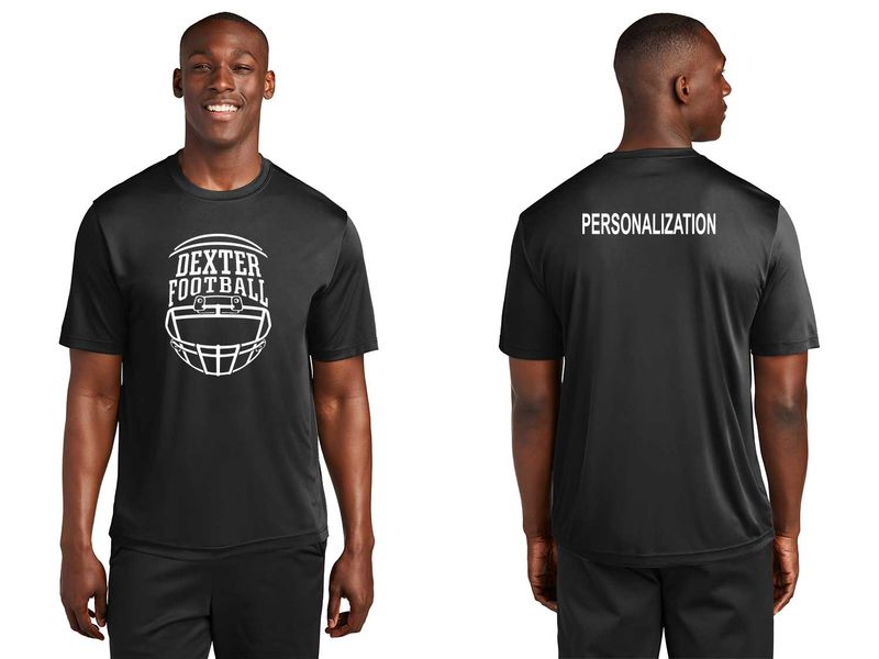 Short Sleeve Performance T- Black, Maroon