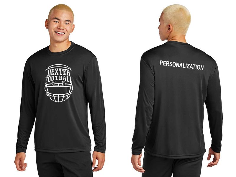 Long Sleeve Perfomance T - Black or Maroon