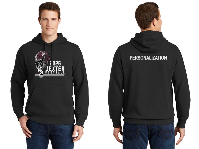 Sport Tek Cotton Blend Hood - Black, Maroon