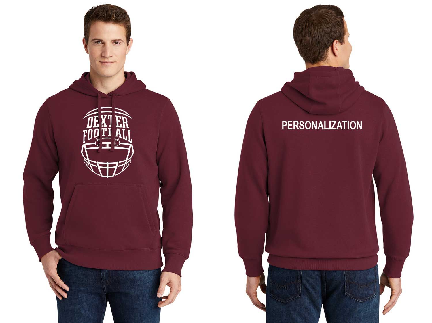 Sport Tek Cotton Blend Hood - Black, Maroon Sport Tek Cotton Blend Hood - Black, Maroon