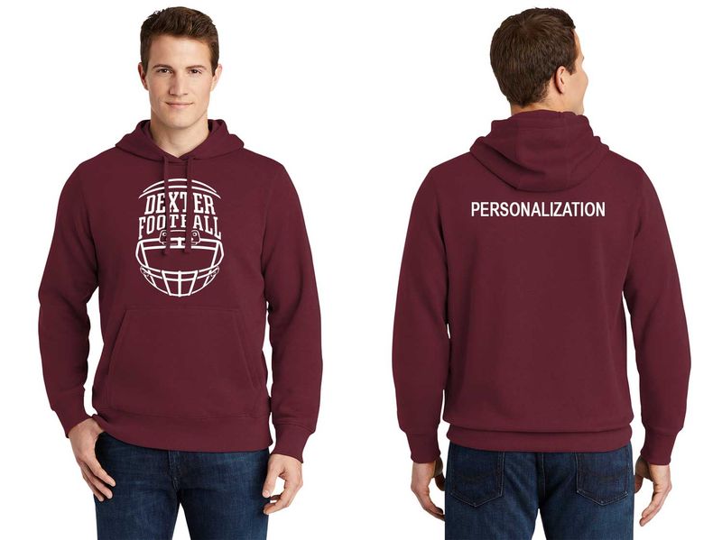 Sport Tek Cotton Blend Hood - Black, Maroon