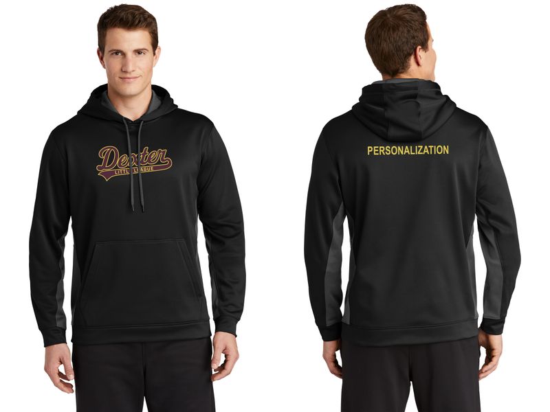 Sport Tek Performance Hoodie (Adult & Youth sizes) - Black/Grey